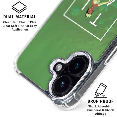 Disney Princess Tiana Floral iPhone 17 Clear Case