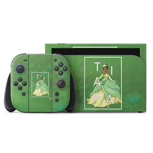 Disney Princess Tiana Floral Nintendo Switch 2 (2025) with Joy-Con Skin