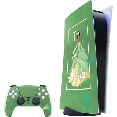 Disney Princess Tiana Floral PlayStation PS5 Skins
