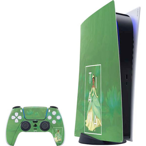 Disney Princess Tiana Floral PlayStation PS5 Skins