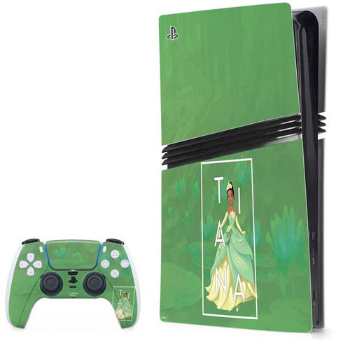 Disney Princess Tiana Floral PlayStation PS5 Skins