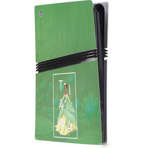 Disney Princess Tiana Floral PS5 Pro Console Skin