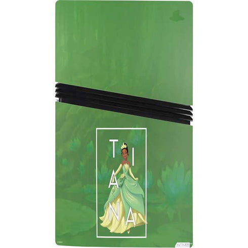 Disney Princess Tiana Floral PS5 Pro Console Skin