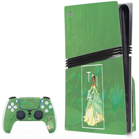 Disney Princess Tiana Floral PlayStation PS5 Skins