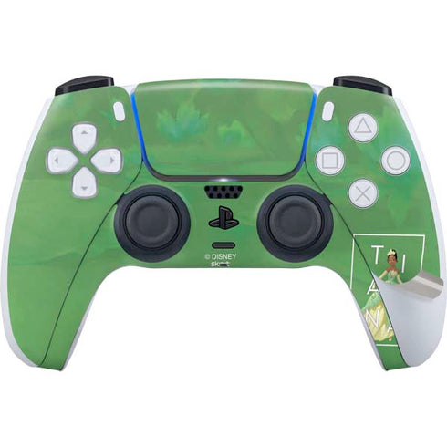 Disney Princess Tiana Floral PS5 Pro Disk Bundle Skin