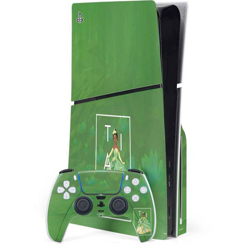 Disney Princess Tiana Floral PlayStation PS5 Skins