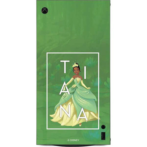 Disney Princess Tiana Floral XBox Series X Digital Edition Console Skin