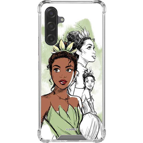 Disney Princess Tiana Sketch Galaxy A17 Clear Case