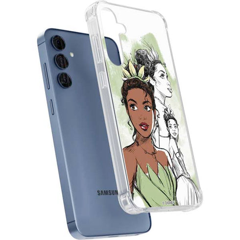 Disney Princess Tiana Sketch Galaxy A35 5G Clear Case