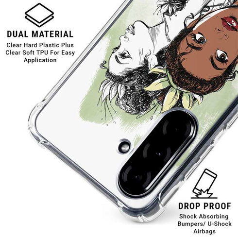 Disney Princess Tiana Sketch Galaxy A36 5G Clear Case
