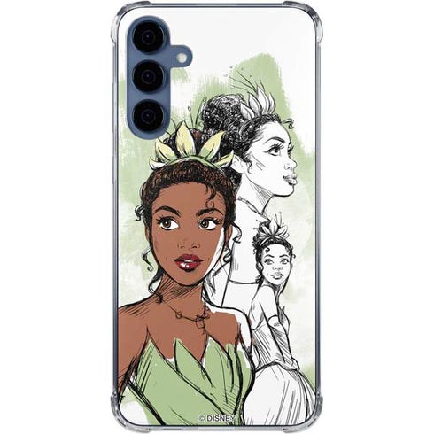 Disney Princess Tiana Sketch Galaxy A55 5G Clear Case