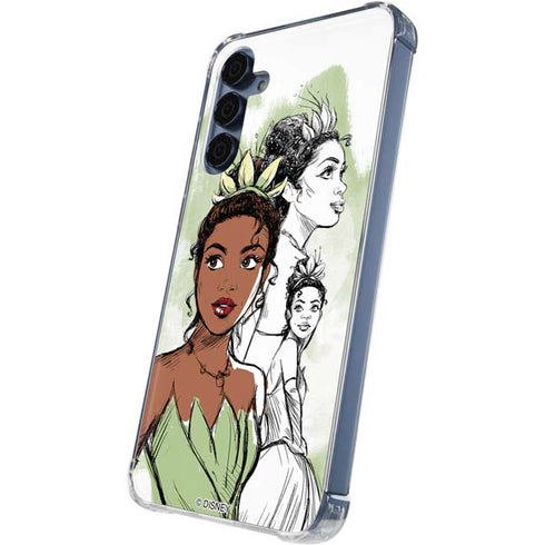Disney Princess Tiana Sketch Galaxy A55 5G Clear Case