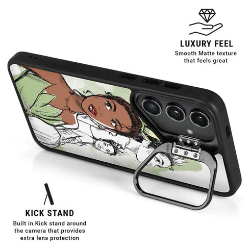 Disney Princess Tiana Sketch Galaxy S25 Kickstand Case