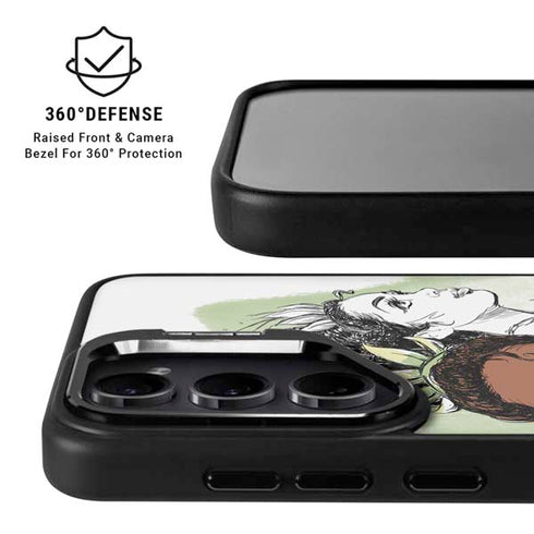 Disney Princess Tiana Sketch Galaxy S24 Plus Kickstand Case