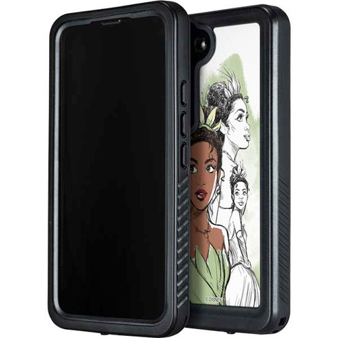 Disney Princess Tiana Sketch Galaxy S24 Plus Waterproof Case