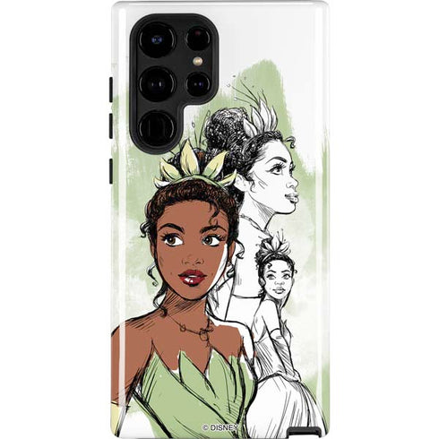 Disney Princess Tiana Sketch Galaxy Cases