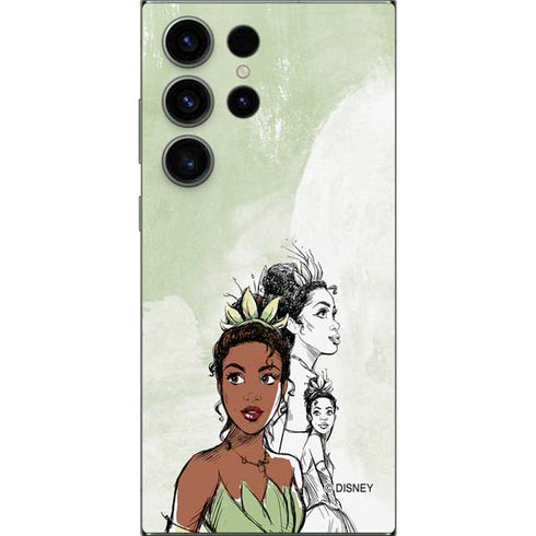Disney Princess Tiana Sketch Galaxy S25 Ultra Skin