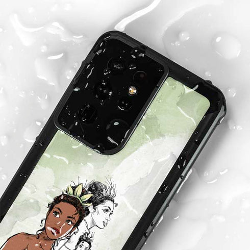 Disney Princess Tiana Sketch Galaxy S24 Ultra Waterproof Case