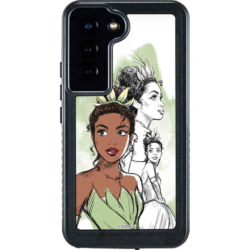Disney Princess Tiana Sketch Galaxy S24 Waterproof Case