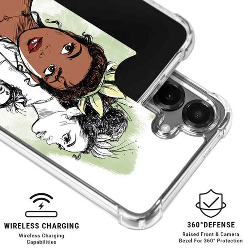 Disney Princess Tiana Sketch Galaxy S26 Clear Case