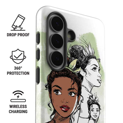 Disney Princess Tiana Sketch Galaxy S26 Impact Case