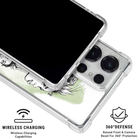 Disney Princess Tiana Sketch Galaxy S26 Ultra Clear Case