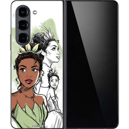 Disney Princess Tiana Sketch Galaxy Z Fold5 5G Skin