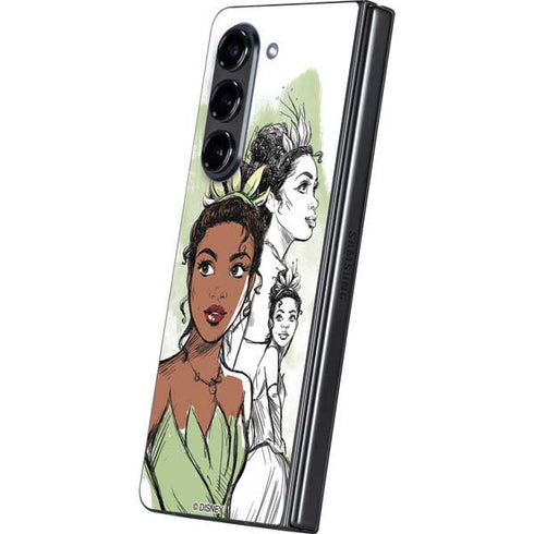 Disney Princess Tiana Sketch Galaxy Z Fold5 5G Skin