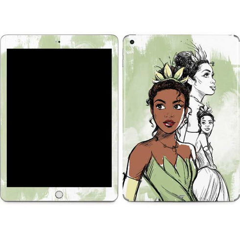 Disney Princess Tiana Sketch Apple iPad Skin