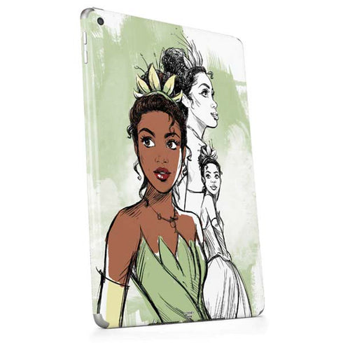 Disney Princess Tiana Sketch Apple iPad Skin