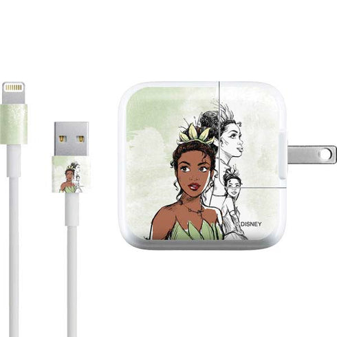 Disney Princess Tiana Sketch iPad Charger (10W USB) Skin