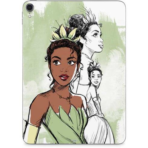 Disney Princess Tiana Sketch Apple iPad Pro Skin