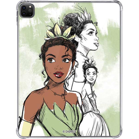 Disney Princess Tiana Sketch iPad Pro 11in (2024) Clear Case