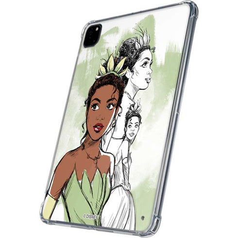 Disney Princess Tiana Sketch iPad Pro 11in (2024) Clear Case
