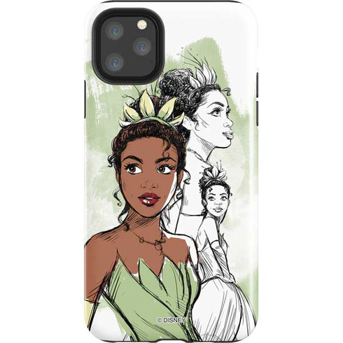 Disney Princess Tiana Sketch iPhone Cases