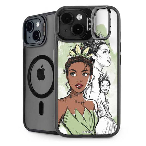 Disney Princess Tiana Sketch iPhone 14 Kickstand Case