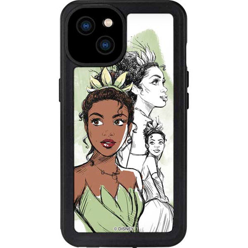 Disney Princess Tiana Sketch iPhone 15 Plus Waterproof Case