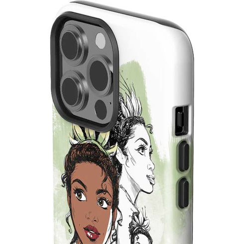 Disney Princess Tiana Sketch iPhone 15 Pro Impact Case