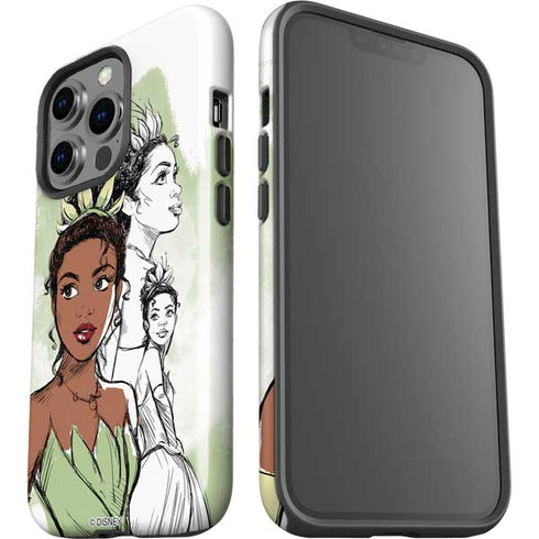 Disney Princess Tiana Sketch iPhone 15 Pro Impact Case