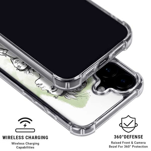 Disney Princess Tiana Sketch iPhone 16 MagSafe Case