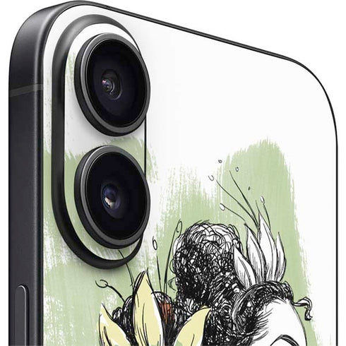 Disney Princess Tiana Sketch iPhone 16 Plus Skin