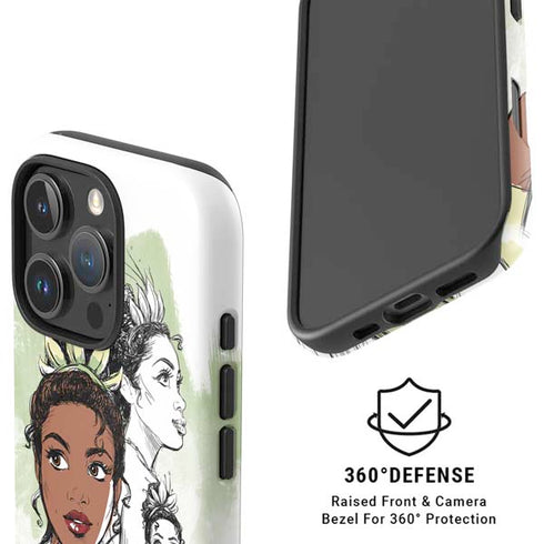 Disney Princess Tiana Sketch iPhone 16 Pro Magsafe Impact Case