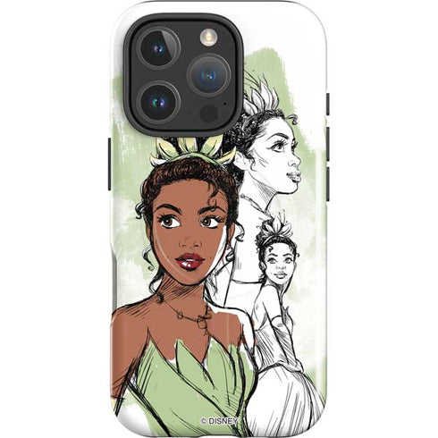 Disney Princess Tiana Sketch iPhone 16 Pro Max Magsafe Impact Case