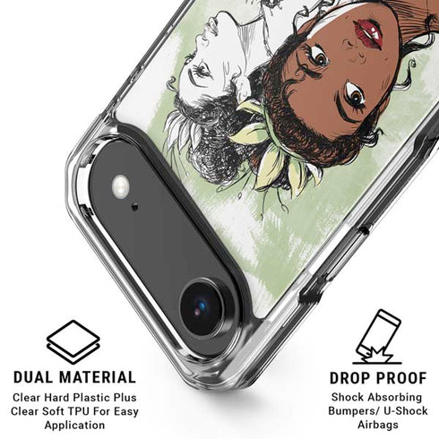 Disney Princess Tiana Sketch iPhone 17 Air Clear Case