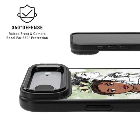 Disney Princess Tiana Sketch iPhone 17 Air Kickstand Case
