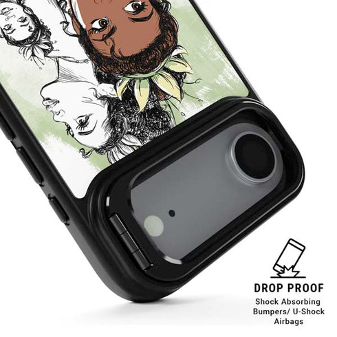 Disney Princess Tiana Sketch iPhone 17 Air Kickstand Case