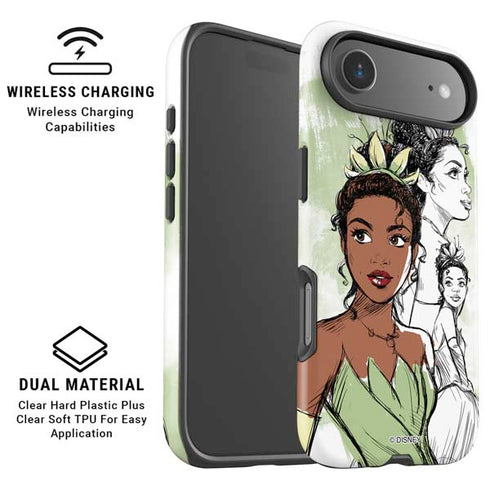 Disney Princess Tiana Sketch iPhone 17 Air Magsafe Impact Case