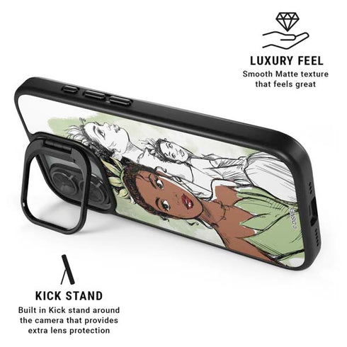 Disney Princess Tiana Sketch iPhone 17 Kickstand Case