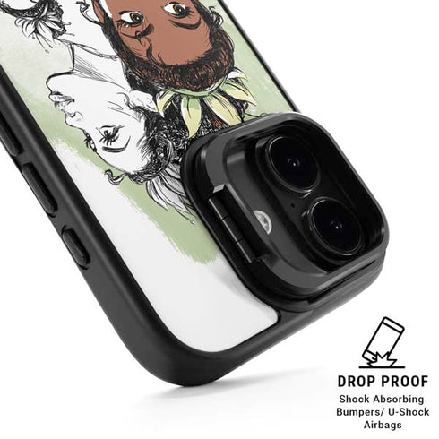 Disney Princess Tiana Sketch iPhone 17 Kickstand Case