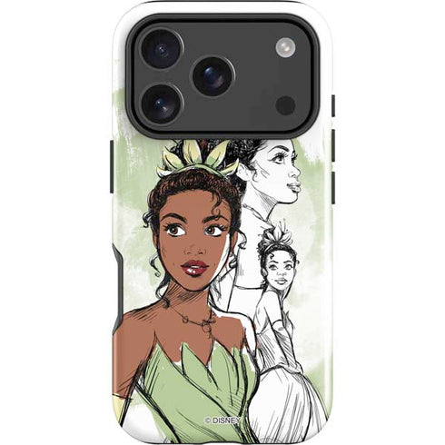 Disney Princess Tiana Sketch iPhone 17 Pro Impact Case